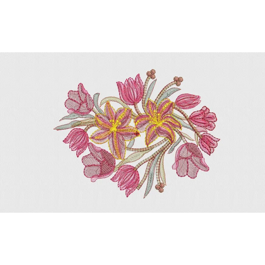 Flower Embroidery Design
