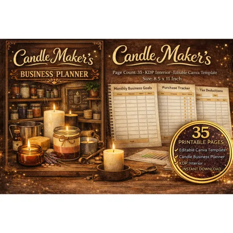 Candle Maker Business Planner
