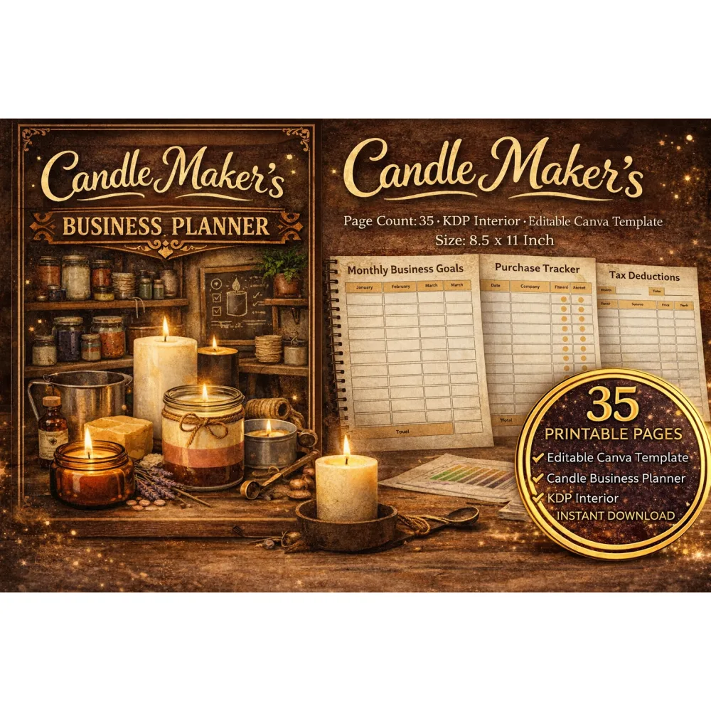Candle Maker Business Planner