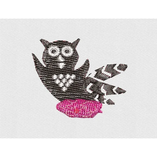 Owl Embroidery Design