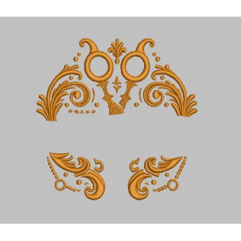 Stylized Design Embroidery Design