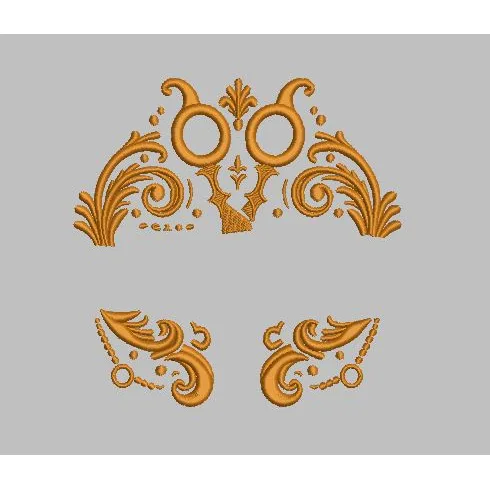 Stylized Design Embroidery Design