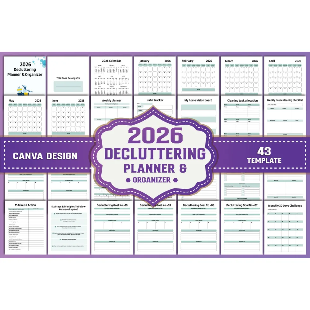 Decluttering Planner Guide