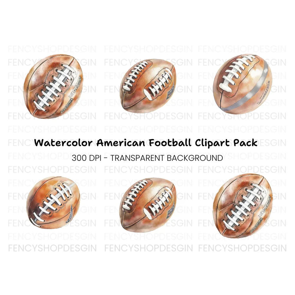 American Football Clipart Bundle