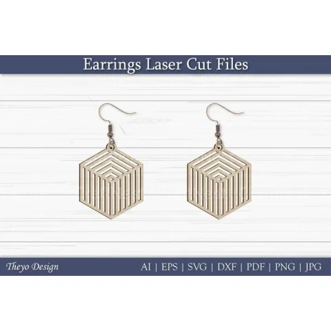 Laser Cut Earrings SVG Bundle