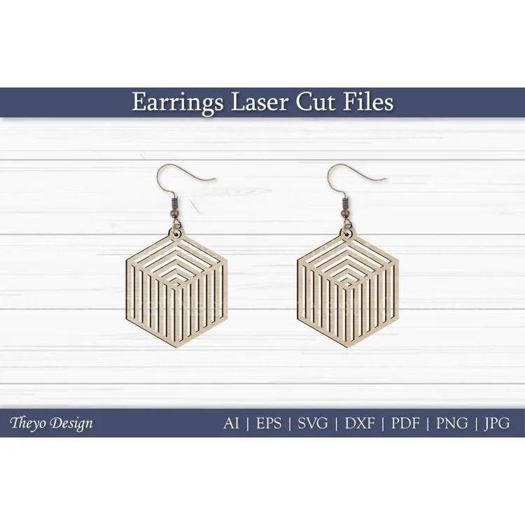 Laser Cut Earrings SVG Bundle