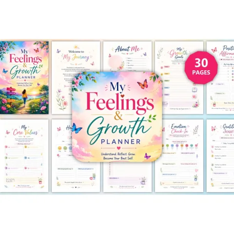 My Feelings Growth Planner