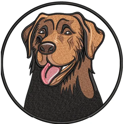 Dog Embroidery Design