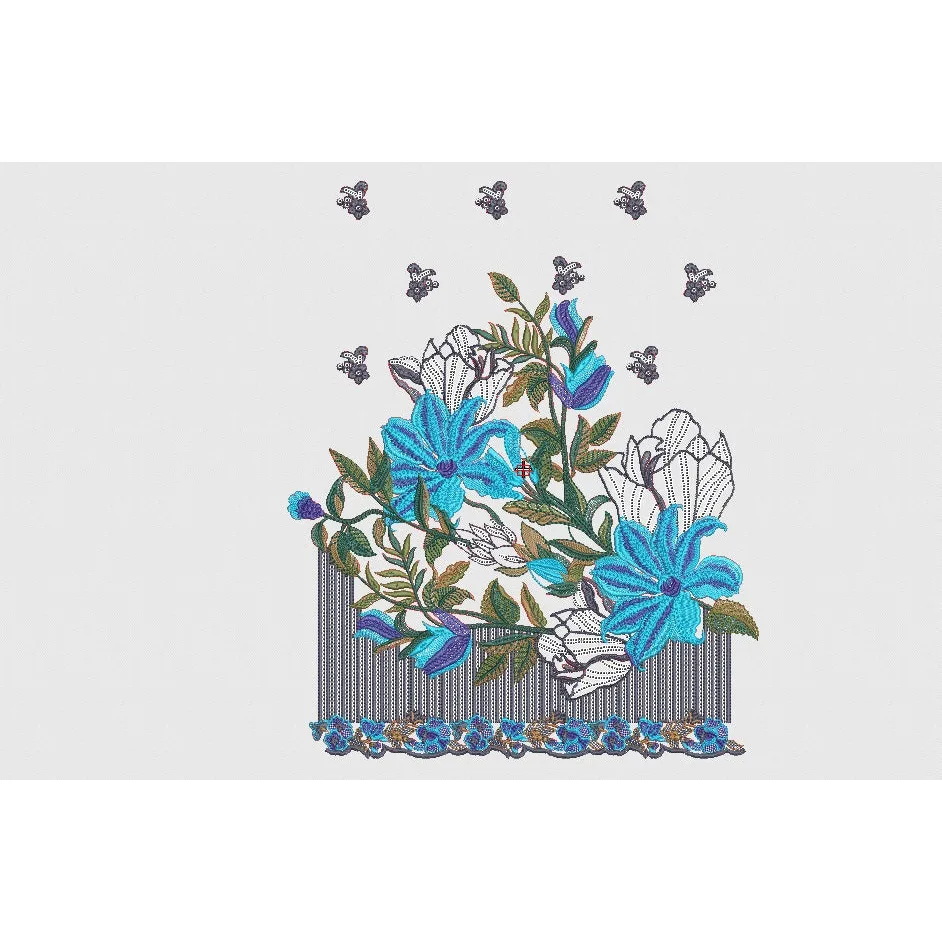Flower Embroidery Design