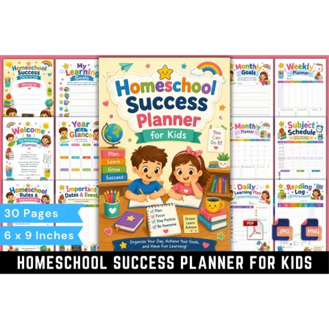 Homeschool Success For Kids Planner
