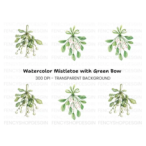 Mistletoe Clipart Bundle