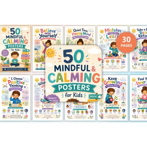 Mindful Calming Posters For Kids