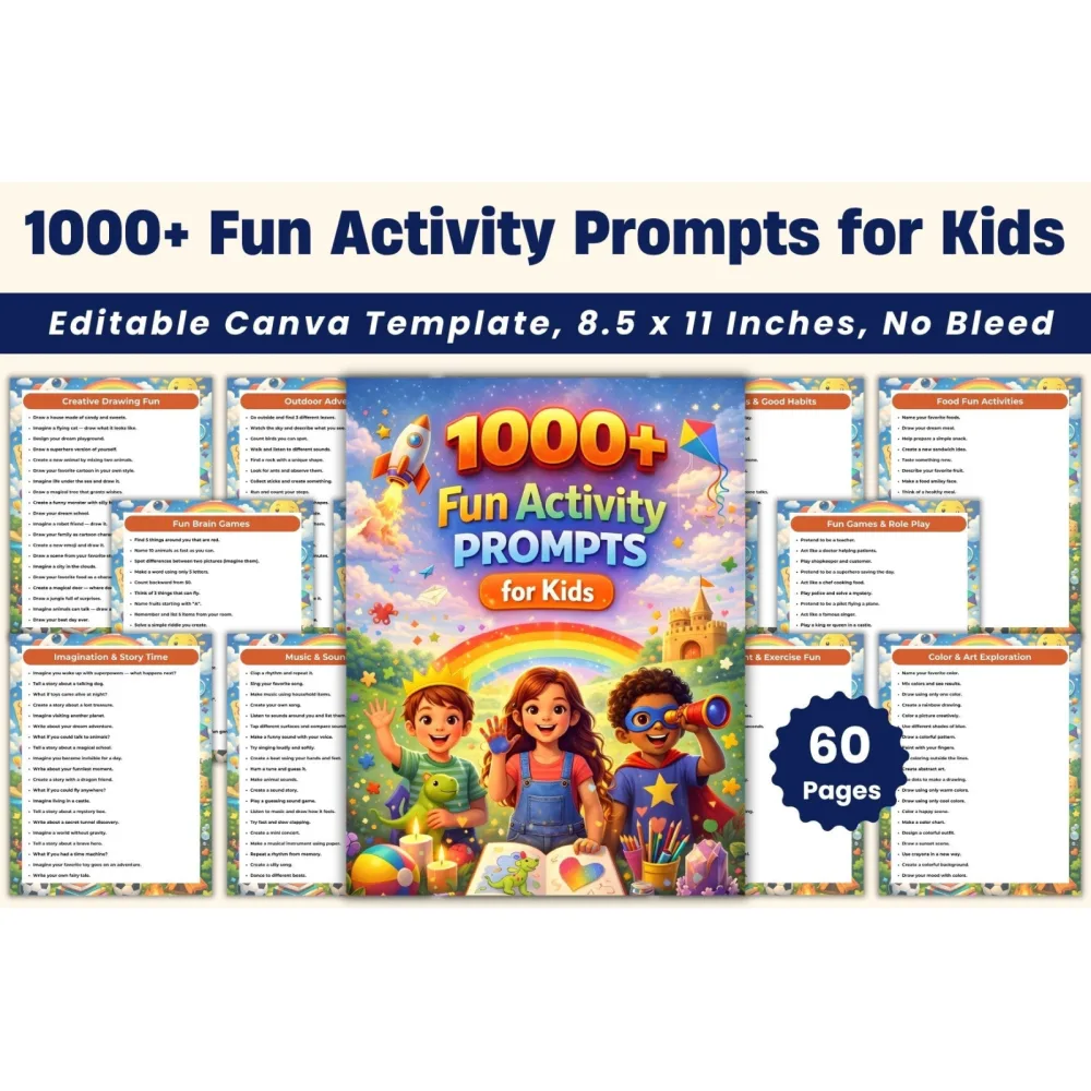 Fun Activity for Prompts for Kids