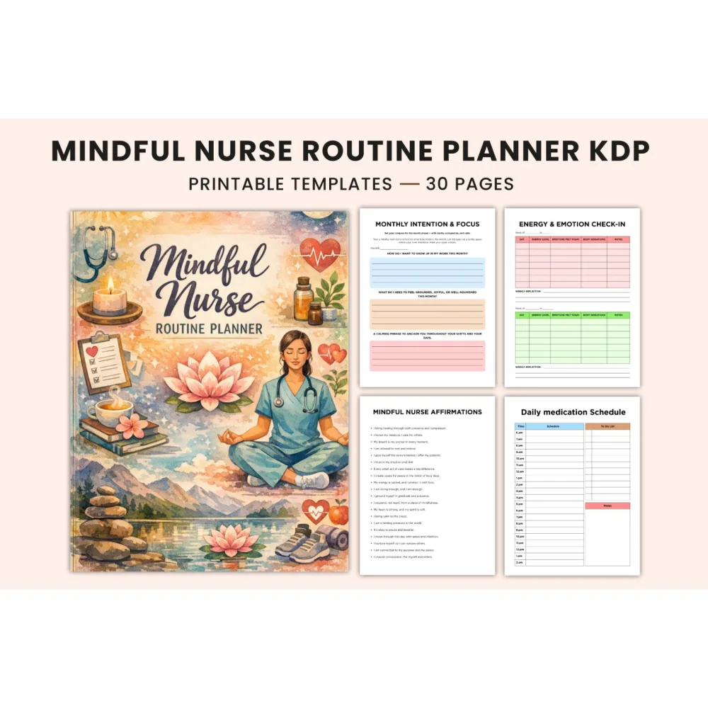 Mindful Nurse Routine Planner