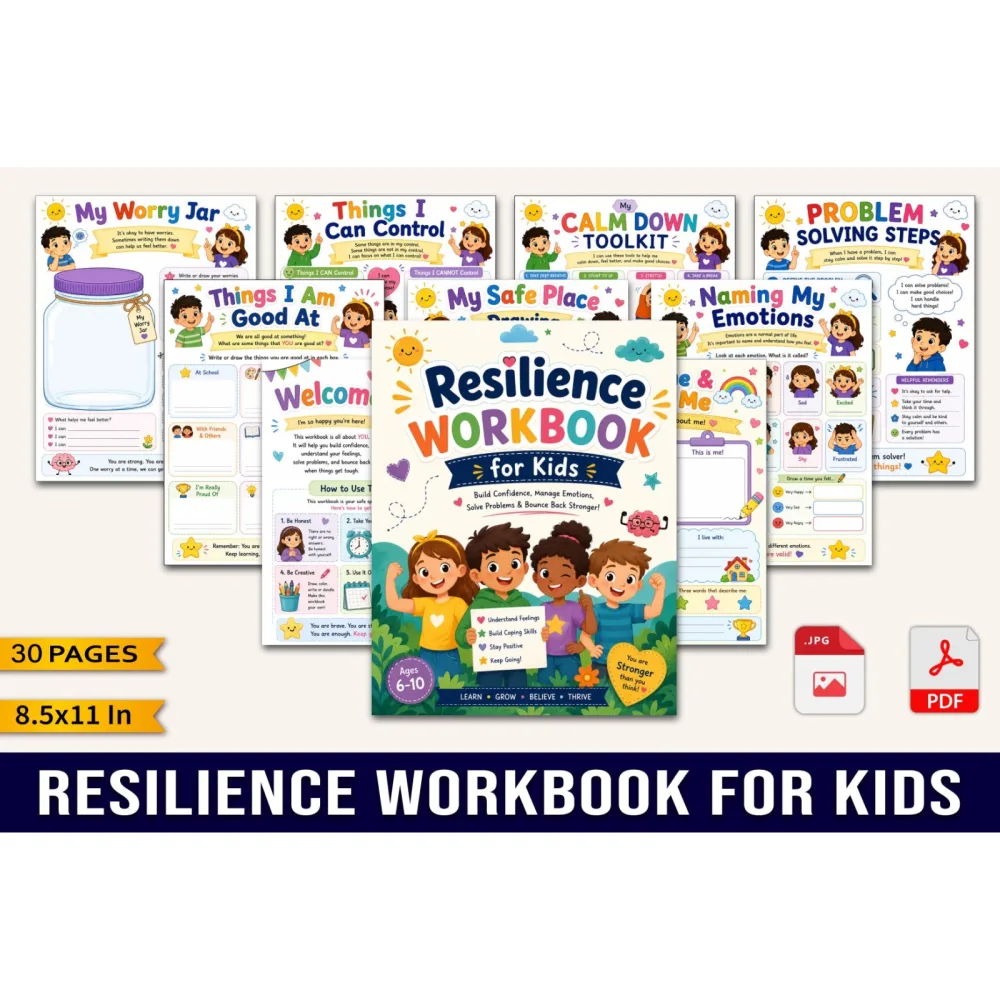 Resilience For Kids Workbook