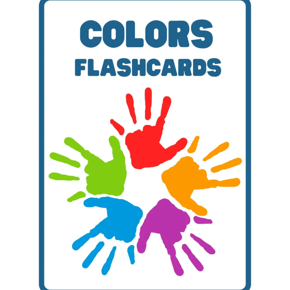 Colors Flashcards with Objects for Kids
