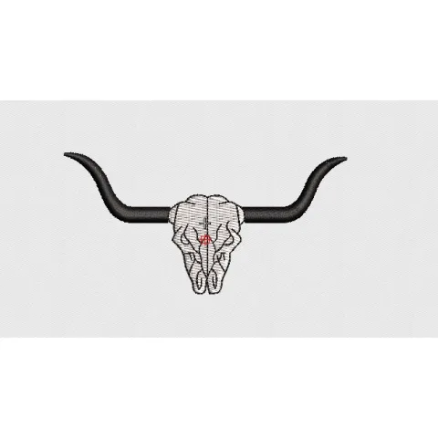 Skull Embroidery Design