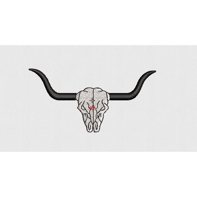 Skull Embroidery Design