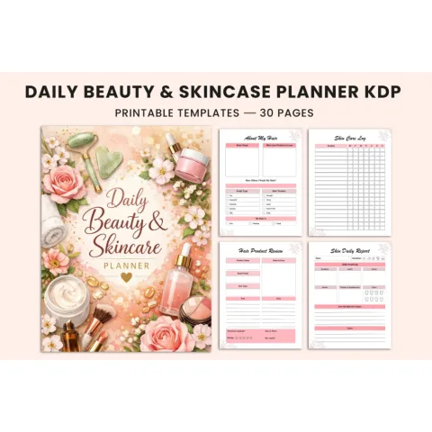 Daily Beauty Skincare Planner