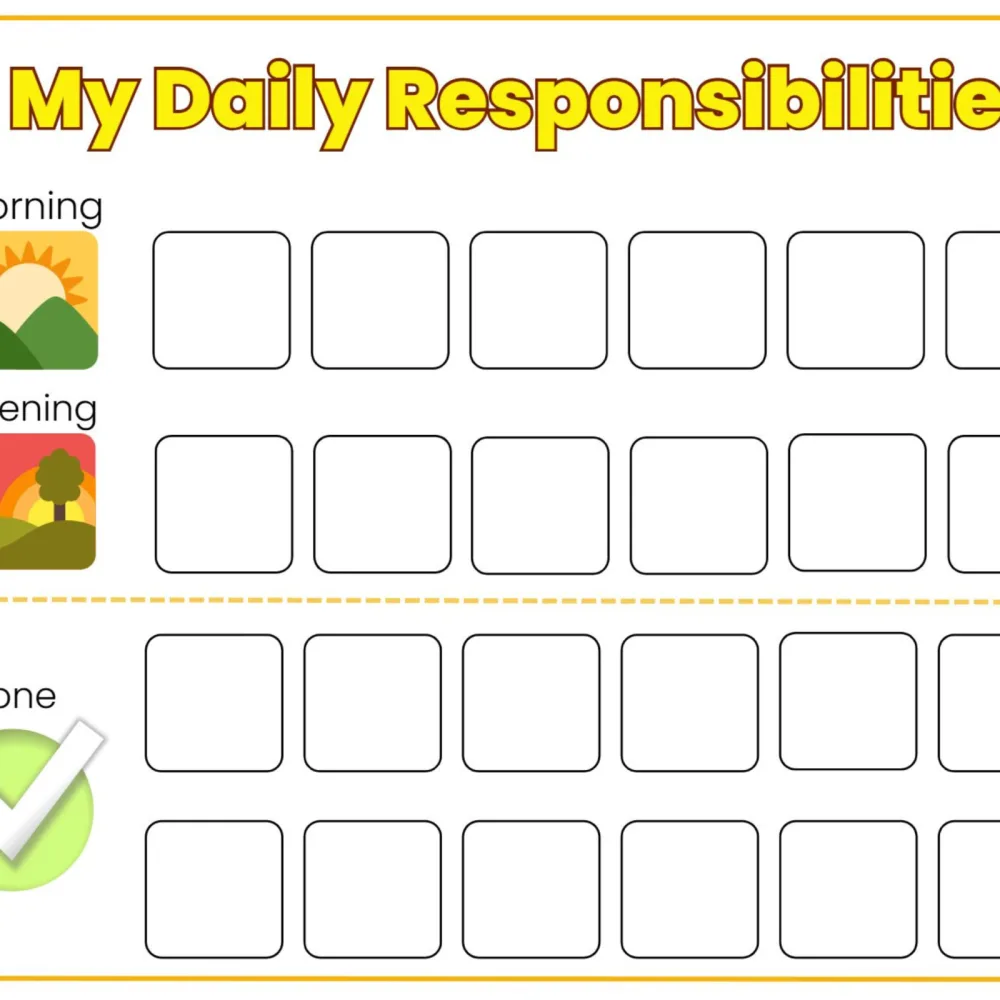 Daily Responsibilities Chart