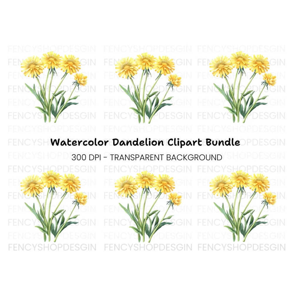 Dandelion Clipart Bundle