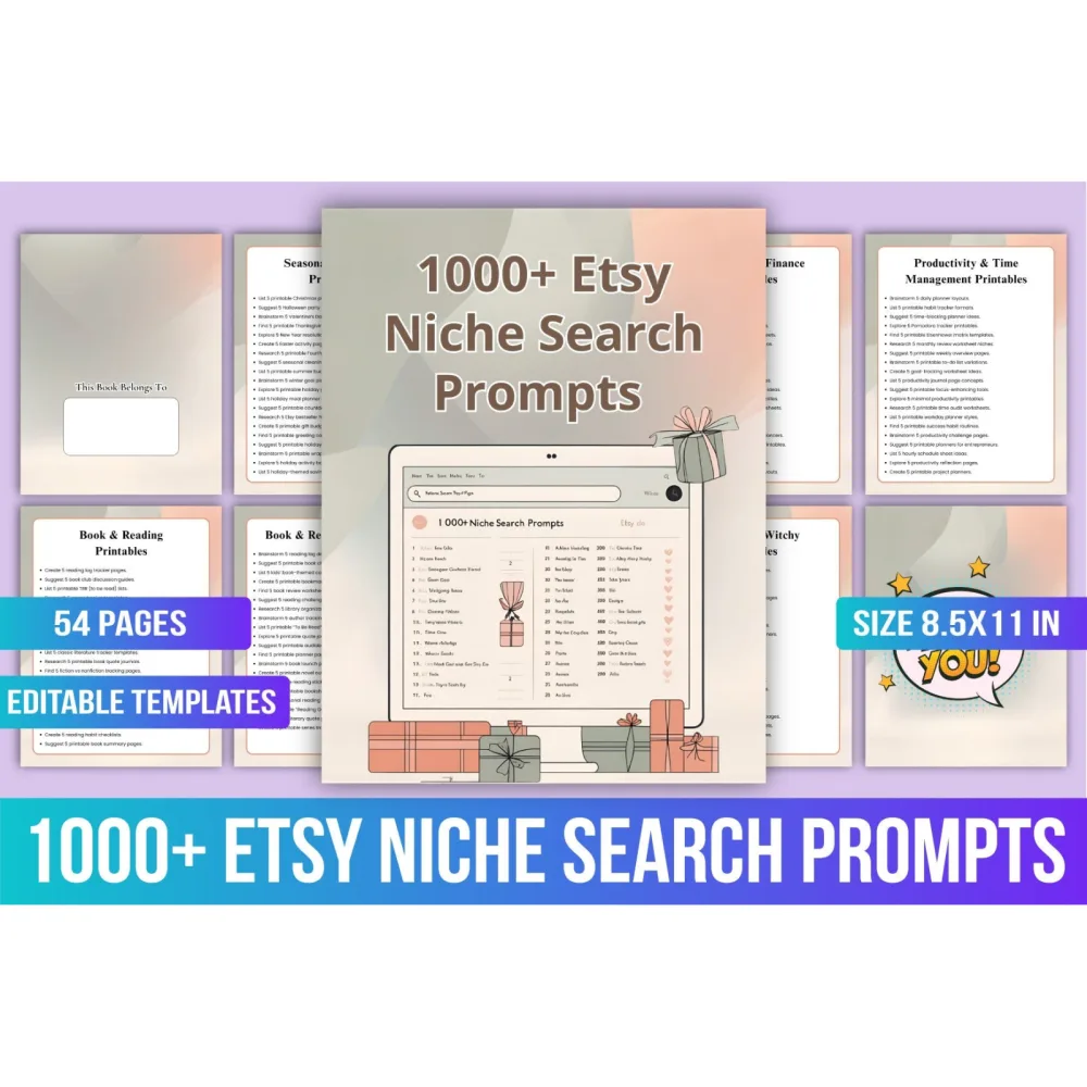Etsy Niche Search Prompts