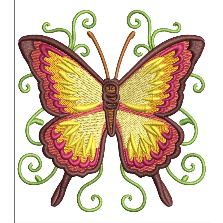 Butterfly Embroidery Design