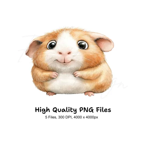 Cute Hamster and Mouse Clipart Bundle