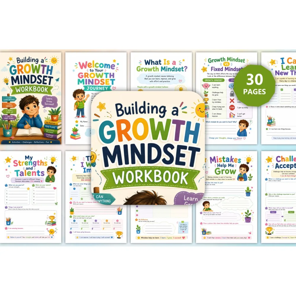 Building Growth Mindset Workbook