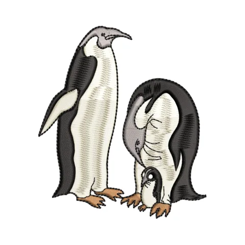 Penguin Embroidery Design