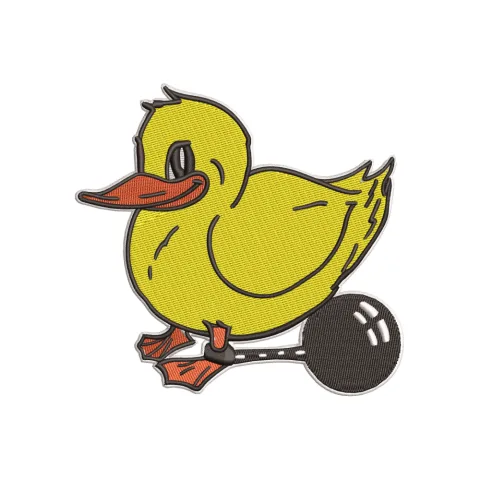 Baby Duck Embroidery Design