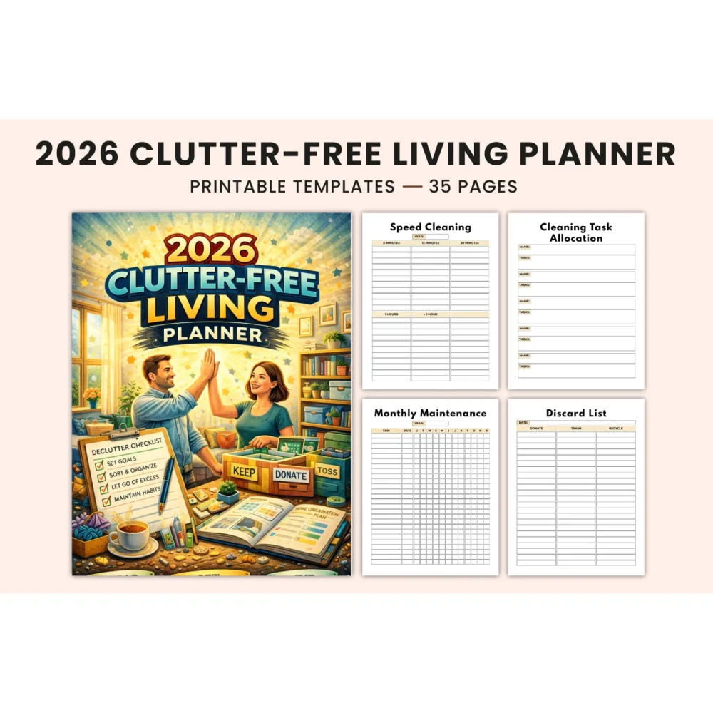 Clutter-Free Living Planner
