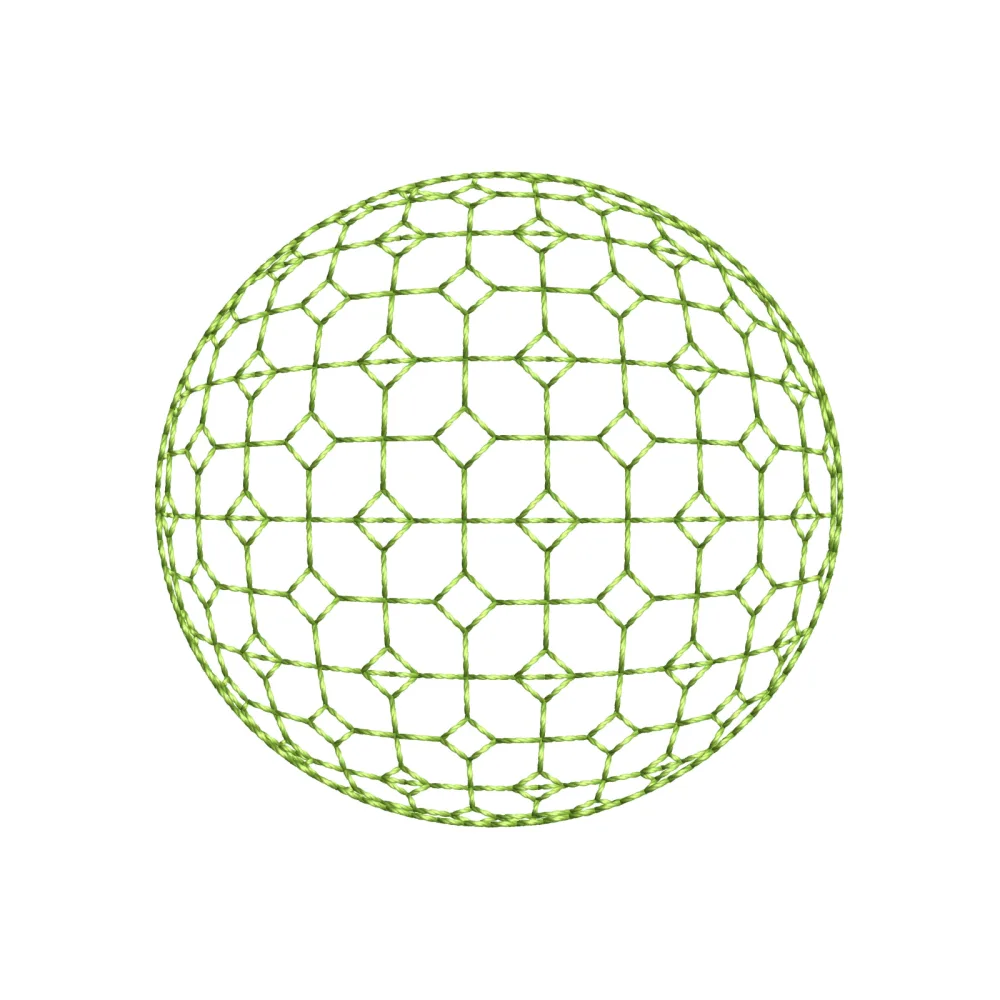 Ball Lace Embroidery Design