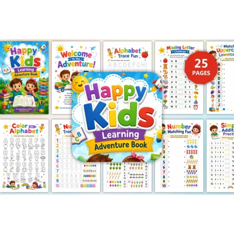 Happy Kids Learning Adventure Book