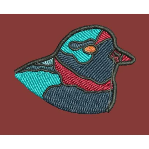 Prism Avian Profile Embroidery Design