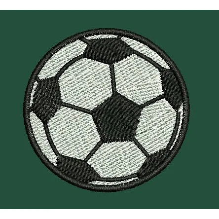 Stylized Football Embroidery Design
