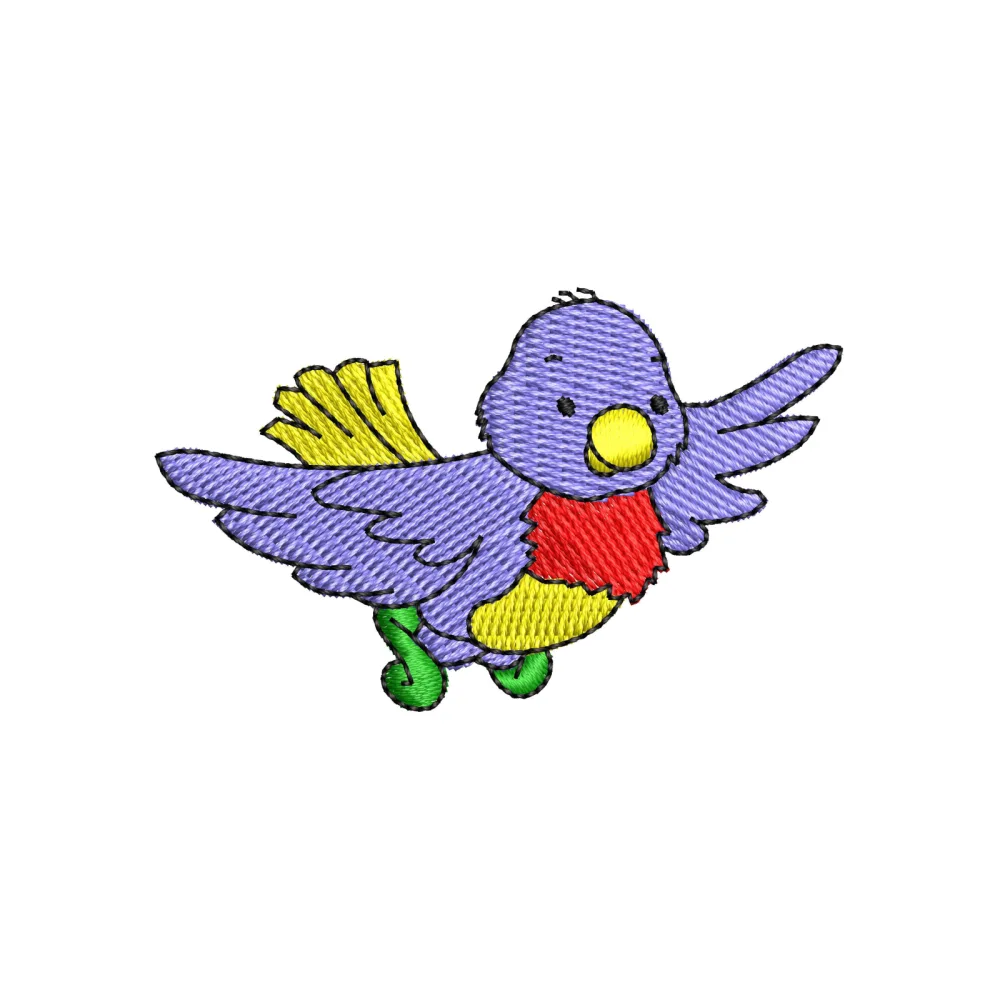 Sparrow Embroidery Design