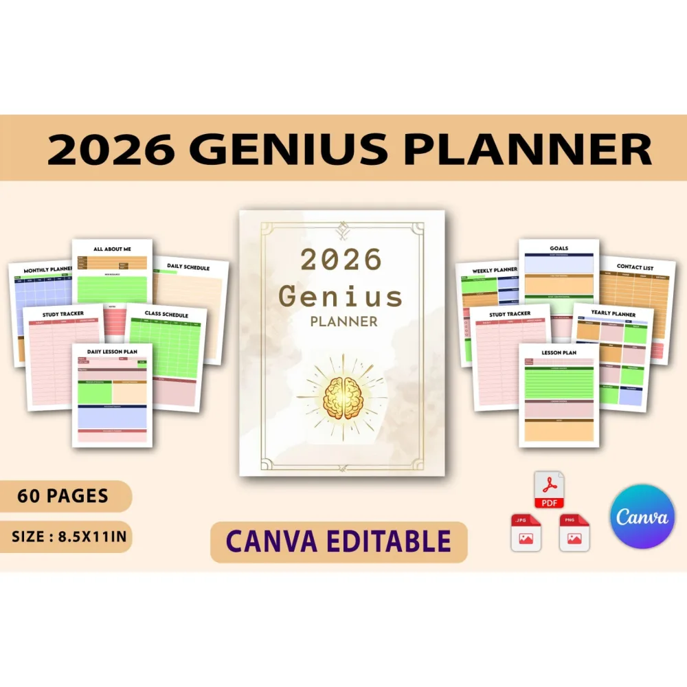 Genius Planner for Effective Organization