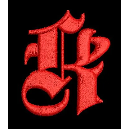 Letter K Embroidery Design