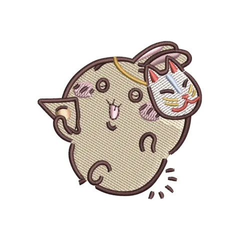 Baby Kitty Embroidery Design