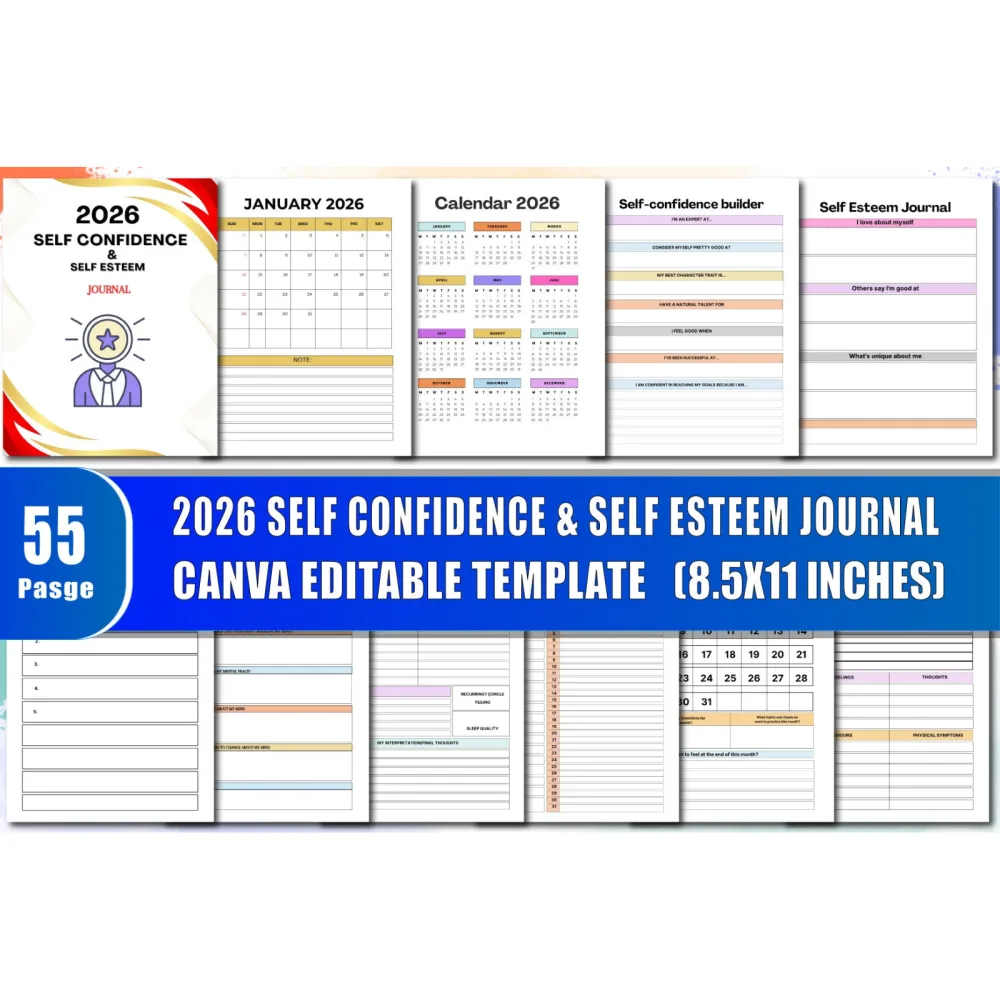 Self Confidence Self Esteem Journal