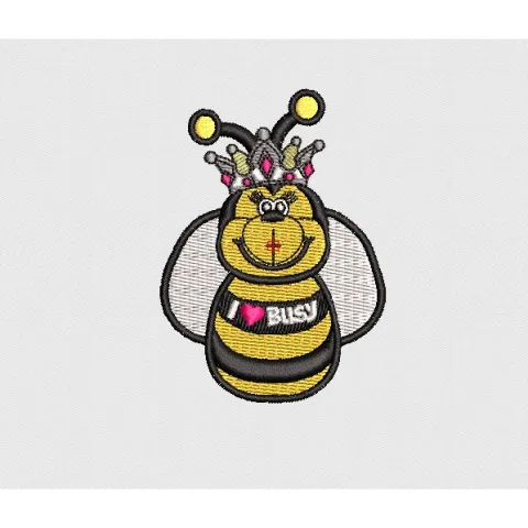 Bee Embroidery Design