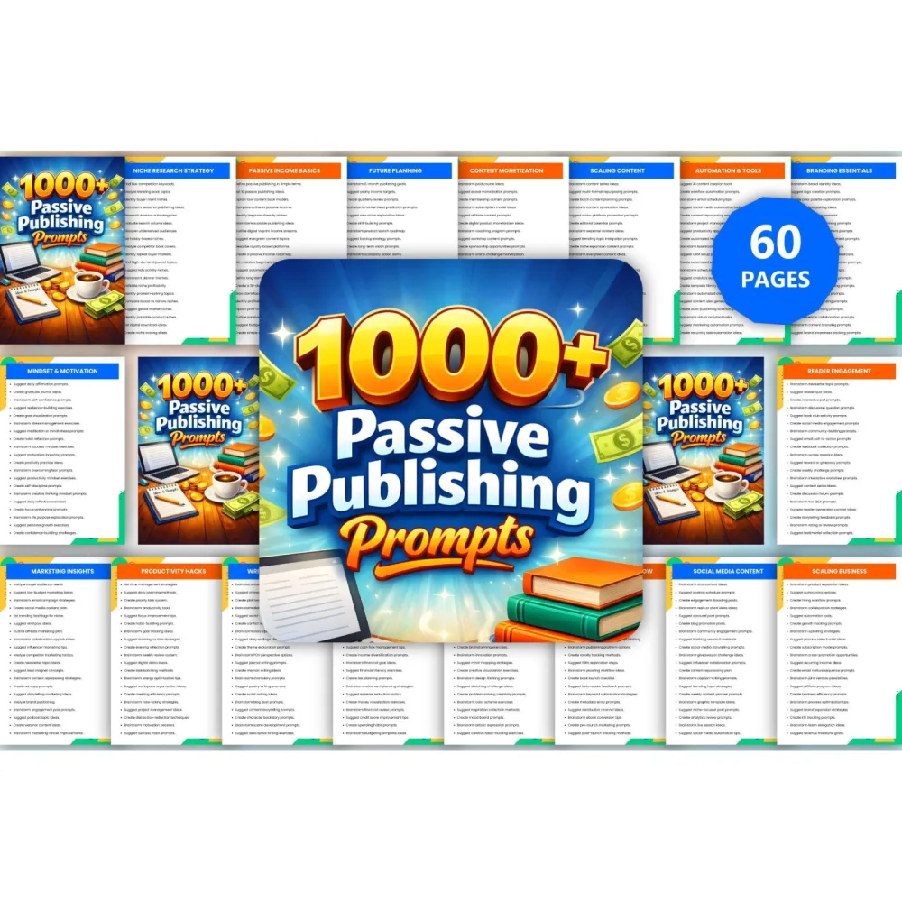 Passive Publishing Prompts for Creative Projects