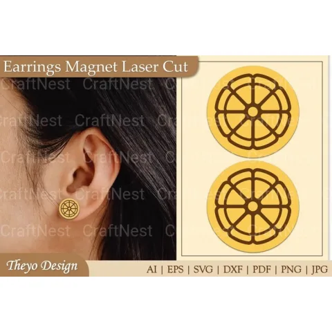 Earrings Magnet SVG Bundle from Magnet Collection