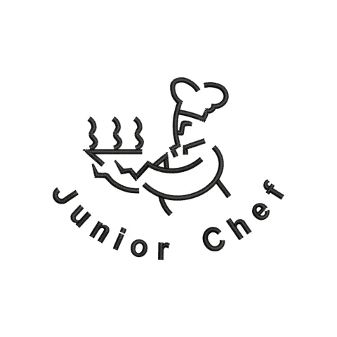 Junior Chef Embroidery Design