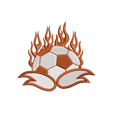 Fotball Hot Lover Embroidery Design