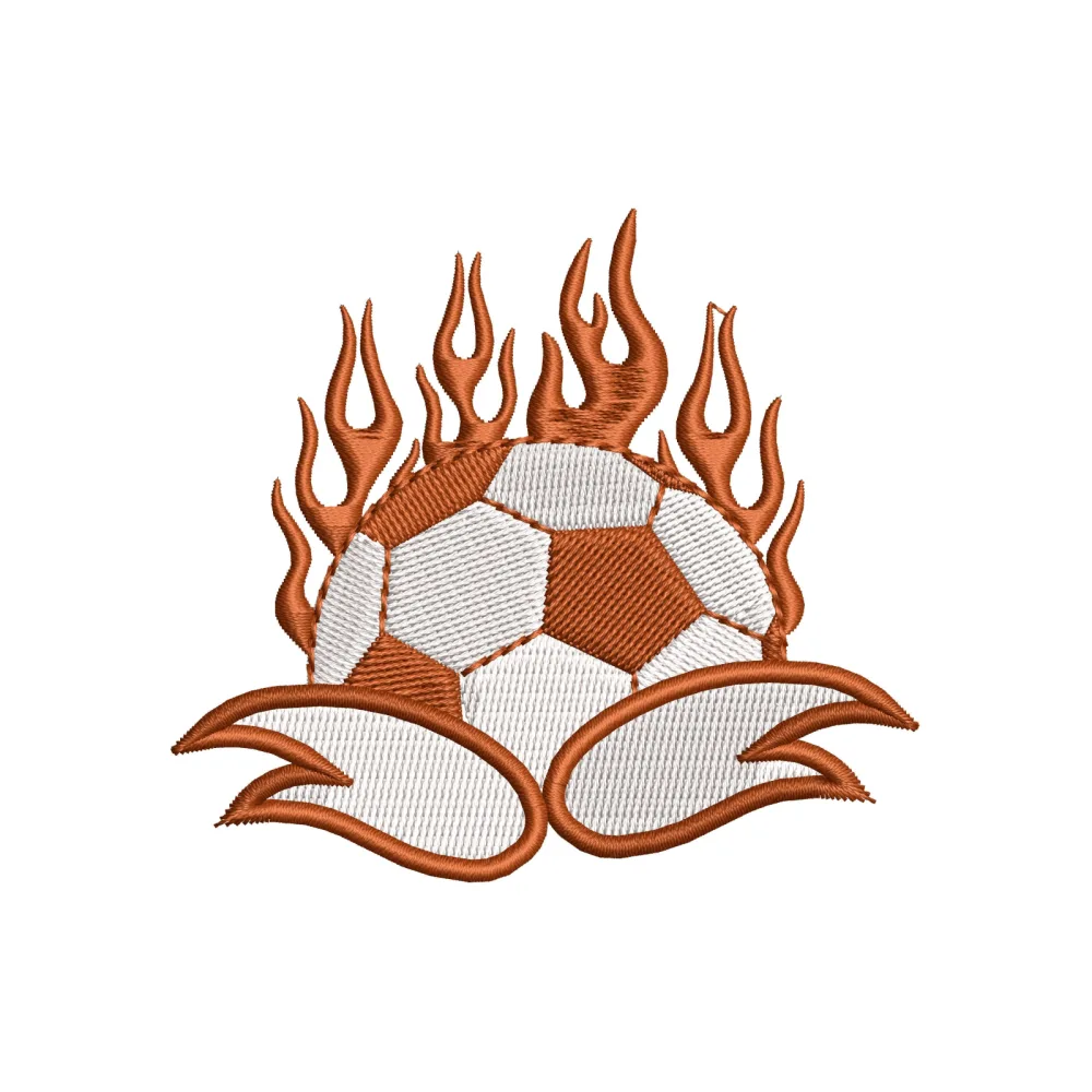 Fotball Hot Lover Embroidery Design