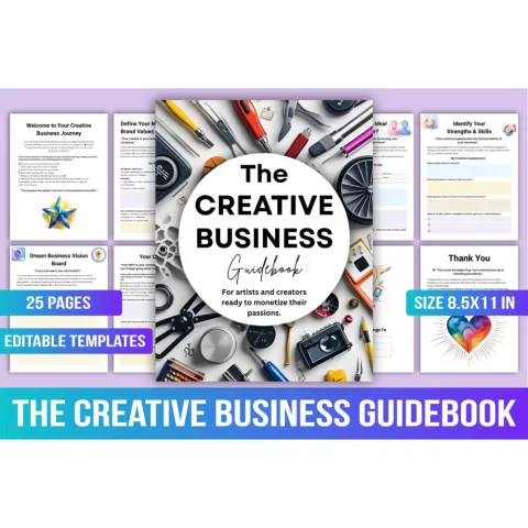 The Creative Business Guidebook Planner