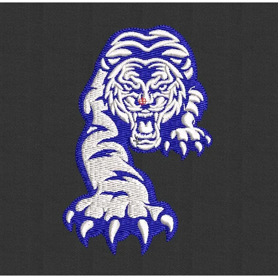 Tiger Embroidery Design