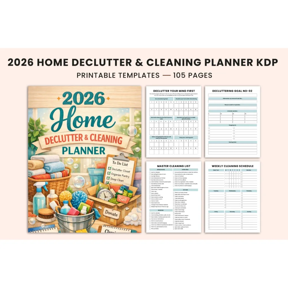 Decluttering Cleaning Planner Guide